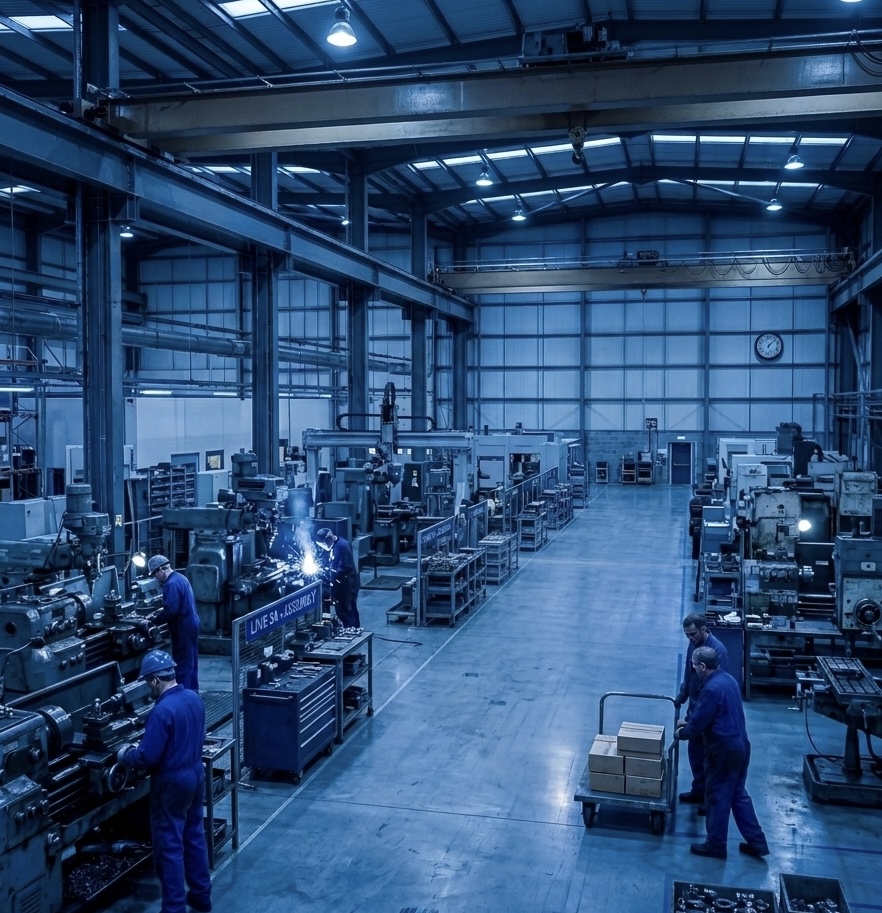 Manufacturing factory floor